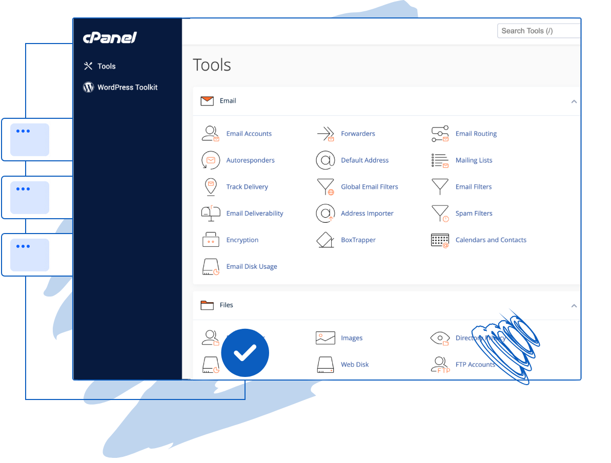 cPanel ile hosting yönetim paneli